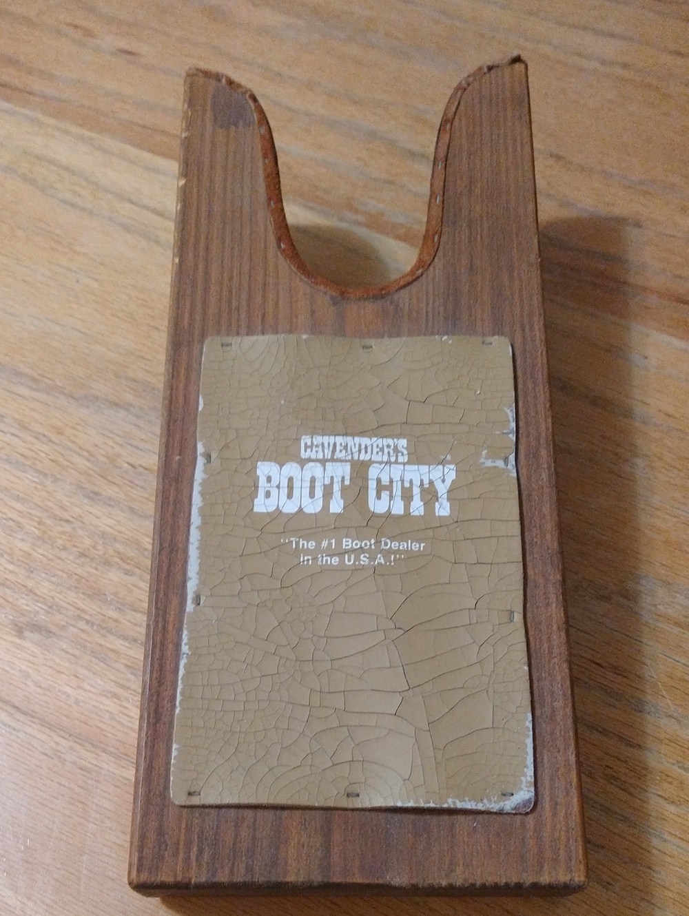 Boot City Men’s Boot Jack - Brown Wooden Boot Puller